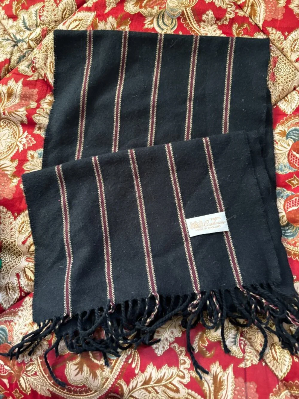 cashmere scarf made in england  64